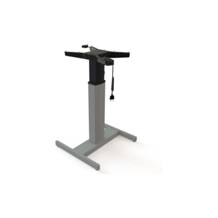 D-Ware STIER Tischgestell Rahmen elektrisch höhenverstellbar silber 80x80 cm DEFEKTWARE