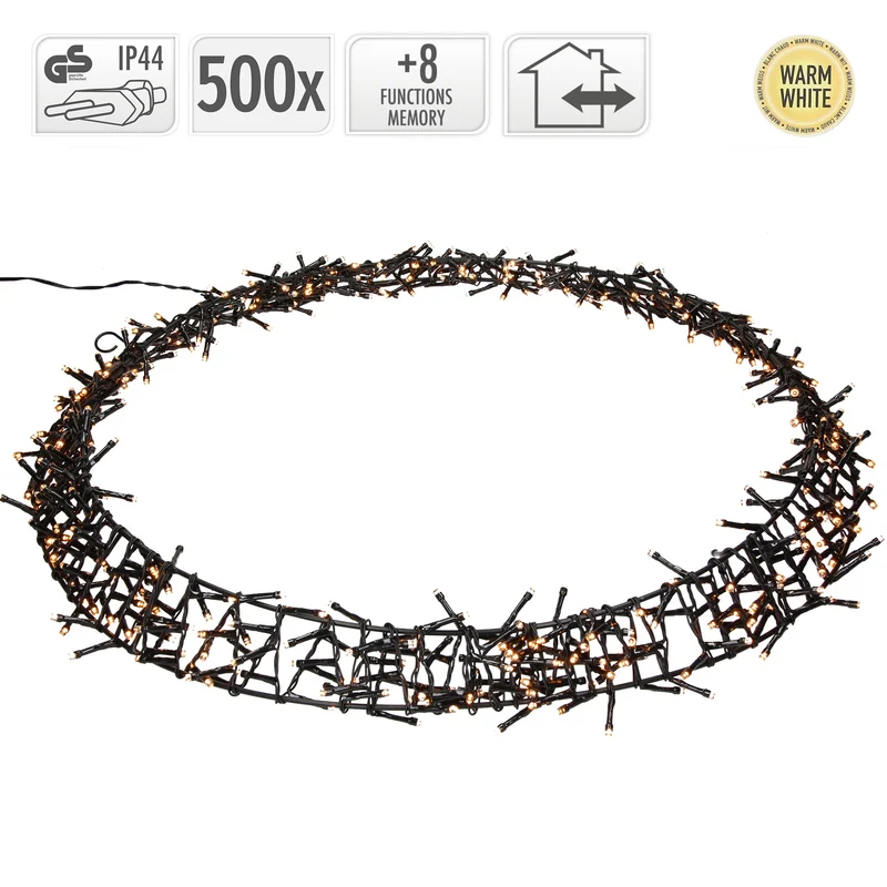 Lichterkranz 500 LEDs Warmweiß Ø 58cm IP44