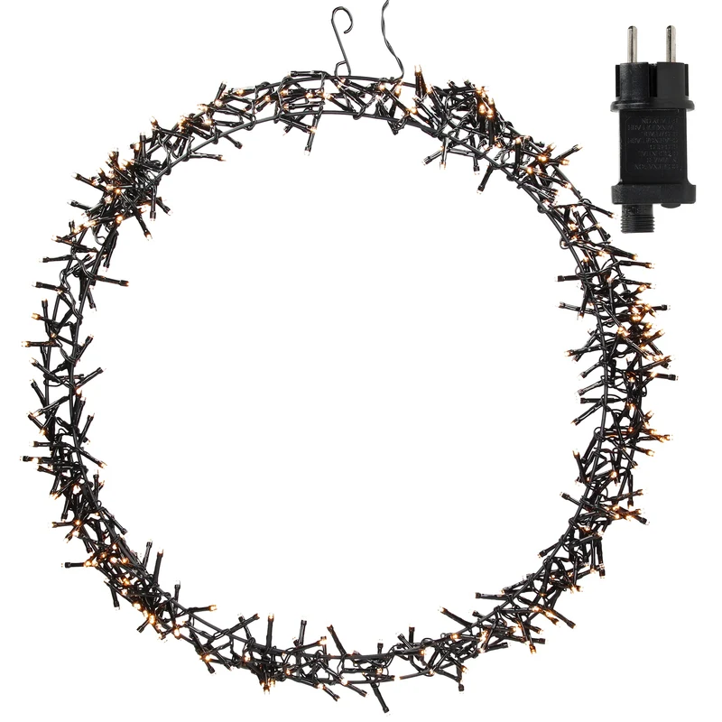 Lichterkranz 400 LEDs Warmweiß Ø48cm IP44