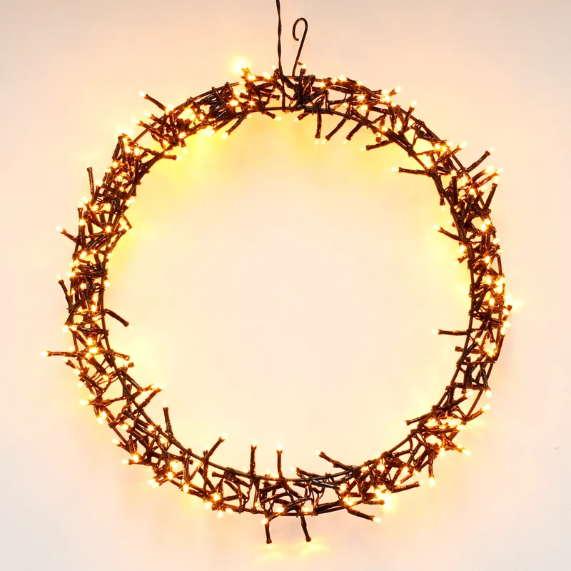 Lichterkranz 300 LEDs Warmweiß Ø 38cm IP44
