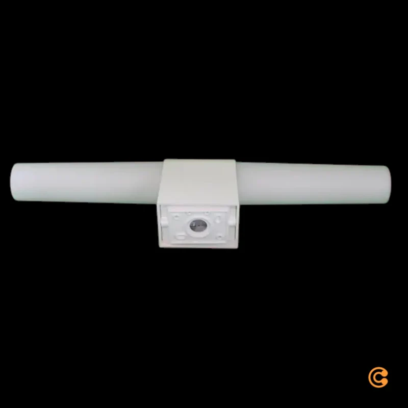 B-Ware Wandleuchte Badleuchte nordlux LED Leuchte Helva Double Basic weiß Kunststoff