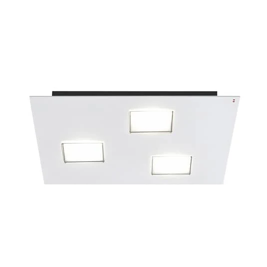 B-Ware Fabbian Quarter LED Deckenlampe Deckenlampe Lampe Leuchte weiß 3-flg. warmweiß