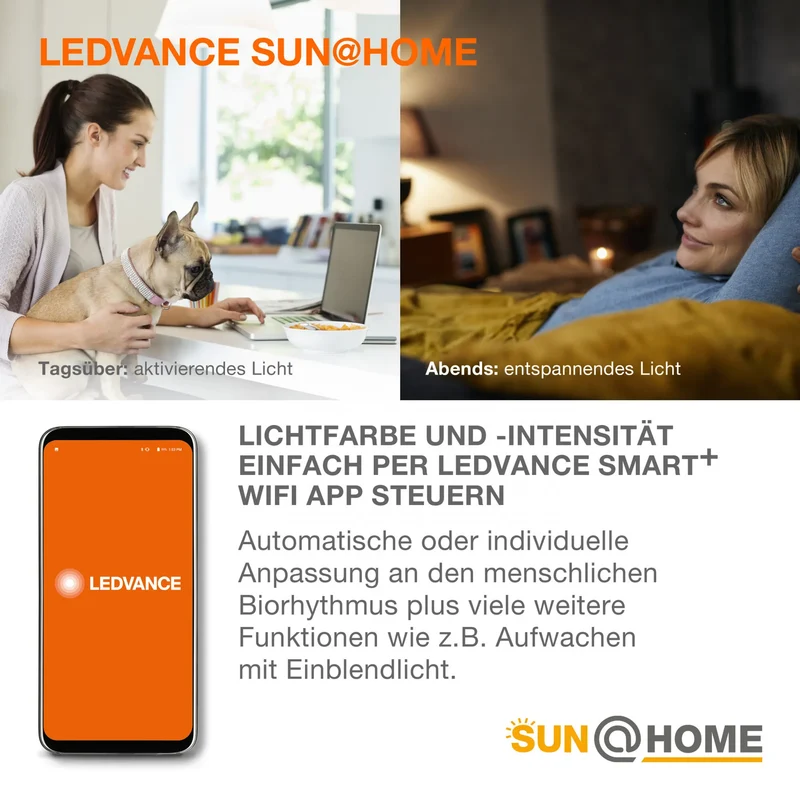 B-Ware LEDVANCE Deckenleuchte Lampe Circular LED Aluminium Weiß IP20 Nicht austauschbar