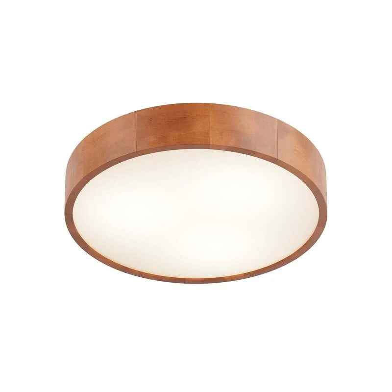 B-Ware Envostar Deckenleuchte Lampe Kerio Holz Glas Kiefer Rustikal Ø 47 cm E27 LED