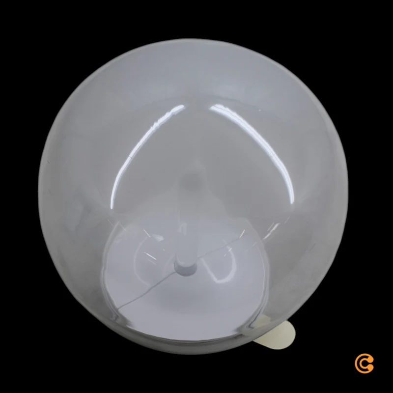 B-Ware Deckenleuchte Lampe Empatia LED Glas Weiß Transparent Leuchte Ø 26 cm Warmweiß