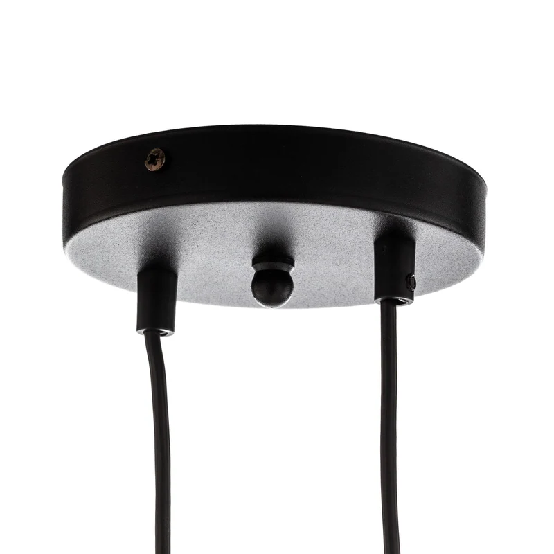 B-Ware EMIBIG LIGHTING Hängeleuchte Pendelleuchte E14 Deckenleuchte schwarz amber LED