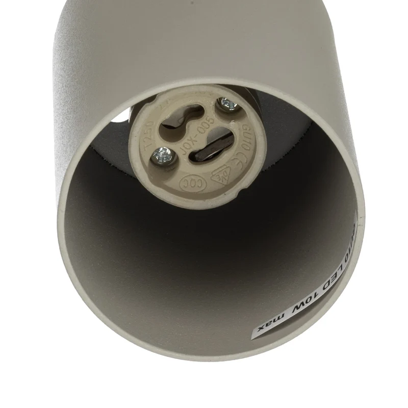 B-Ware Deckenstrahler Zoom Deckenleuchte Strahler grau beige Stahl 5-flg Lampe GU10927