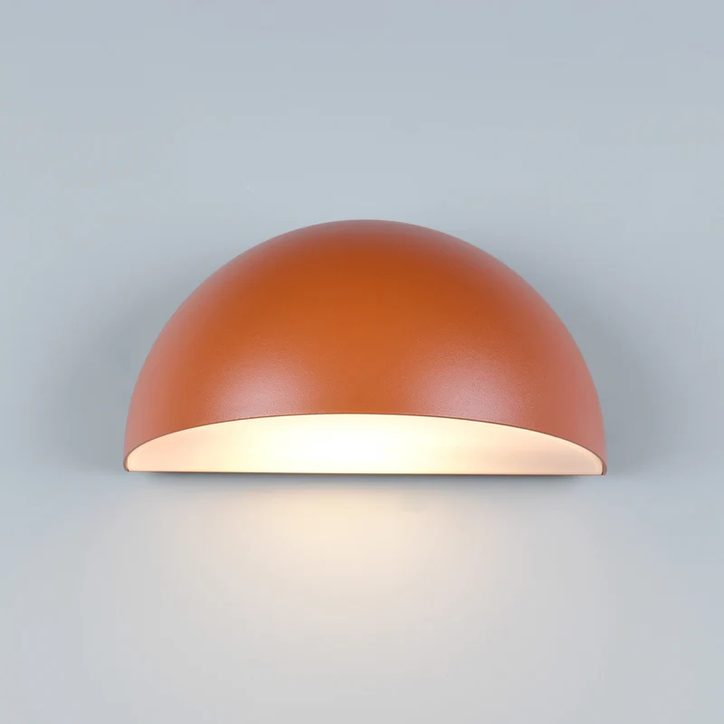B-Ware Außenwandleuchte Wandlampe trio lighting Maas apricot Aluminium-Druckguss E27