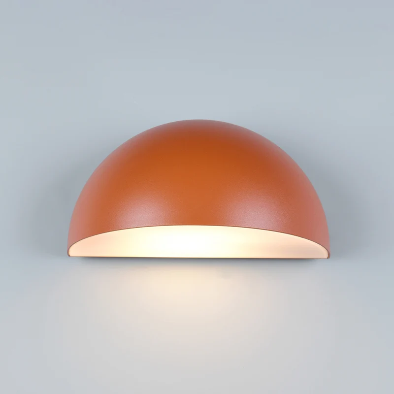 B-Ware Außenwandleuchte Wandlampe trio lighting Maas apricot Aluminium-Druckguss E27