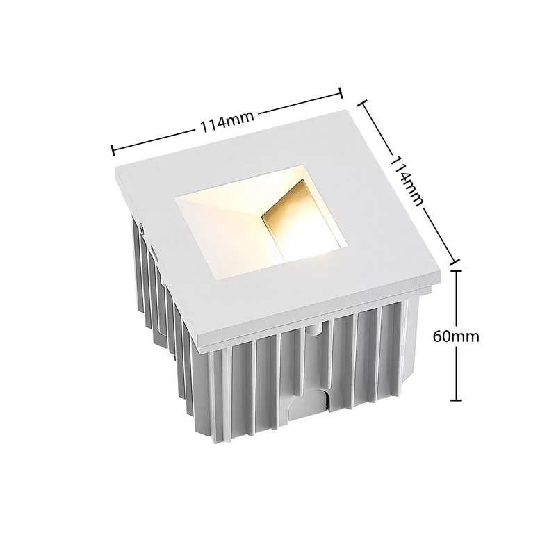 B-Ware Arcchio Zamo Wandeinbauleuchte Wandleuchte Wandlampe Wandlicht LED weiß G9 IP65