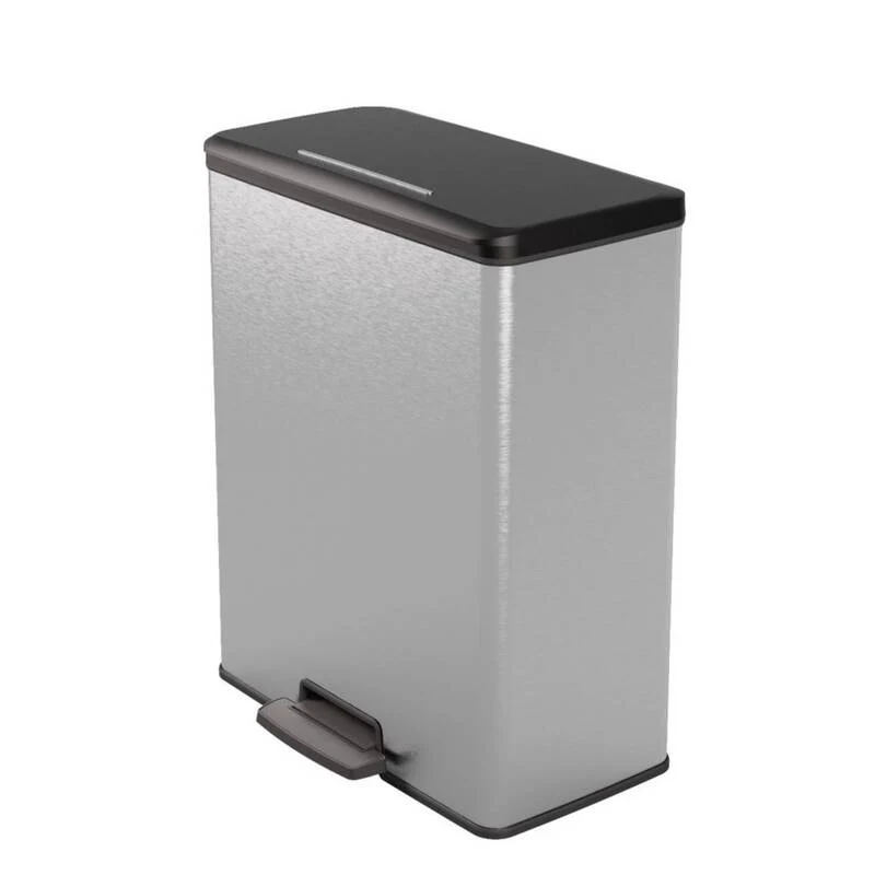 D-Ware DECOBIN Tritt-Abfallbehälter Duo Mülleimer Abfalleimer 2x26 l SIEHE TEXT/FOTO
