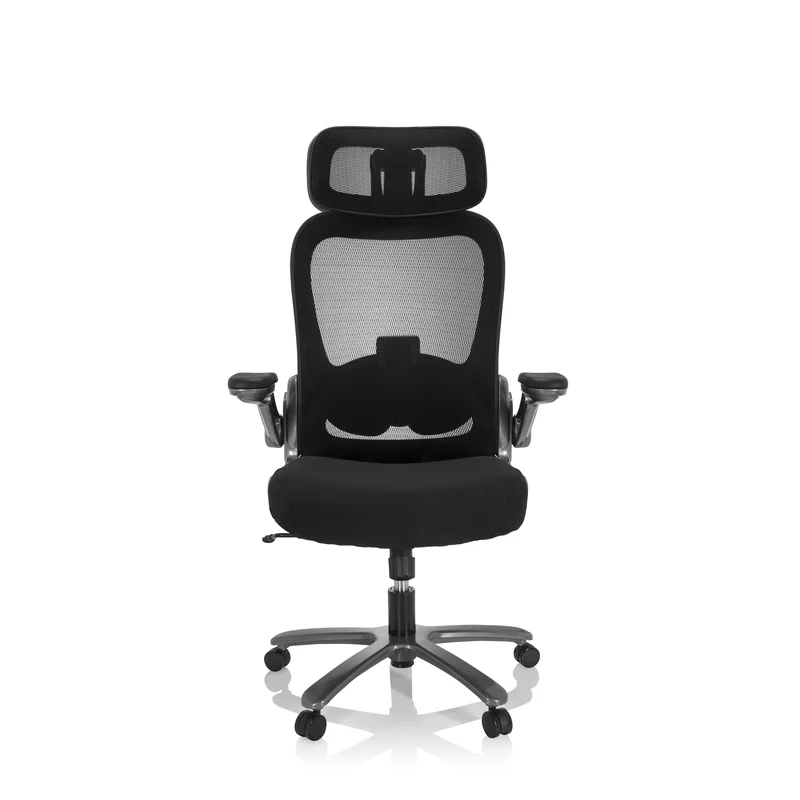 B-Ware hjh OFFICE Schwerlaststuhl Bürostuhl INSTRUCTOR T PRO Titan XXL Stoff SIEHE TEXT