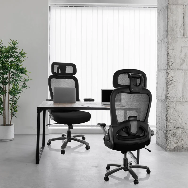B-Ware hjh OFFICE Schwerlaststuhl Bürostuhl INSTRUCTOR T PRO Titan XXL Stoff SIEHE TEXT