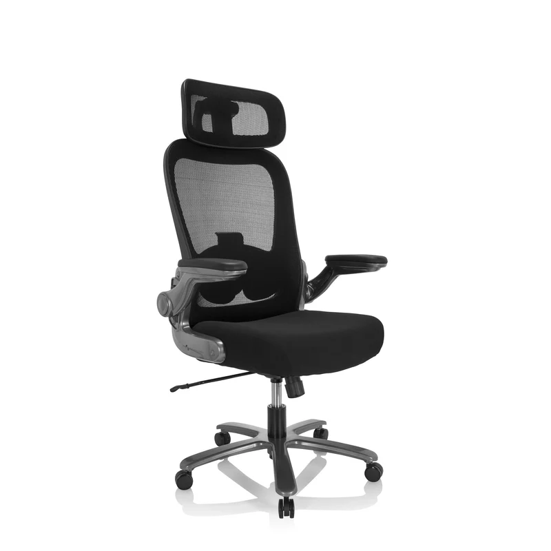 B-Ware hjh OFFICE Schwerlaststuhl Bürostuhl INSTRUCTOR T PRO Titan XXL Stoff SIEHE TEXT