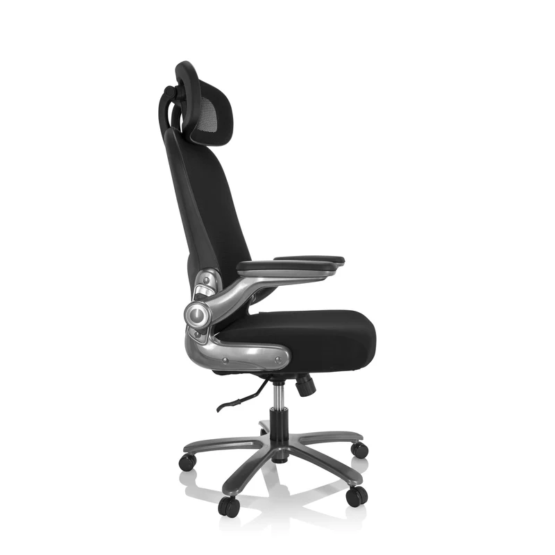 B-Ware hjh OFFICE Schwerlaststuhl Bürostuhl INSTRUCTOR T PRO Titan XXL Stoff SIEHE TEXT