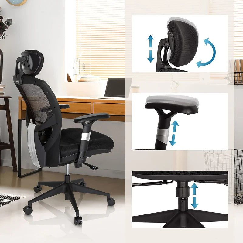 B-Ware hjh OFFICE Bürostuhl Chefsessel VENUS BASE Ergonomie schwarz SIEHE TEXT