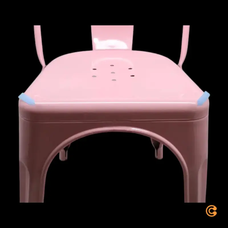 B-Ware hjh OFFICE Stuhl Bistrostuhl Sitzgelegenheit rosa stapelbar Gastronomie787