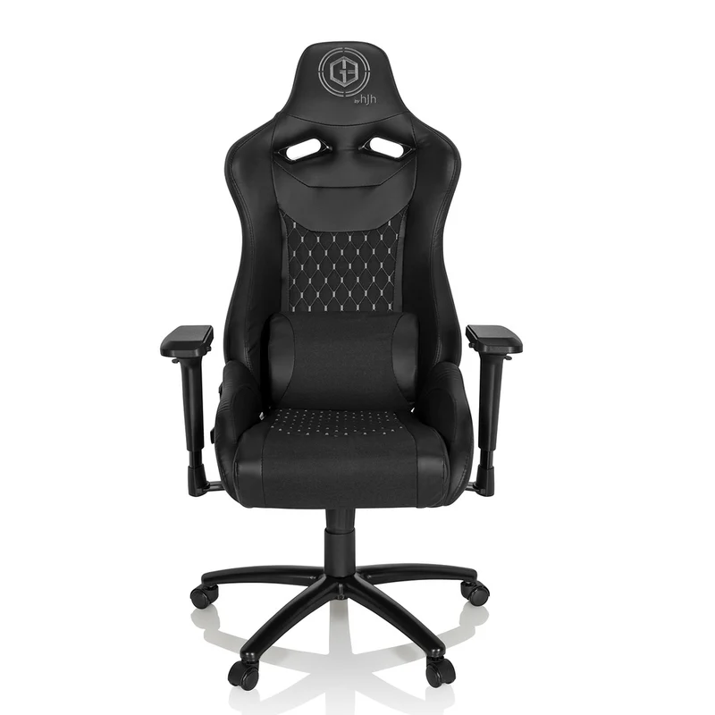 B-Ware hjh OFFICE Gaming Stuhl Bürostuhl GAMEBREAKER SX 04 Stoff schwarz SIEHE TEXT