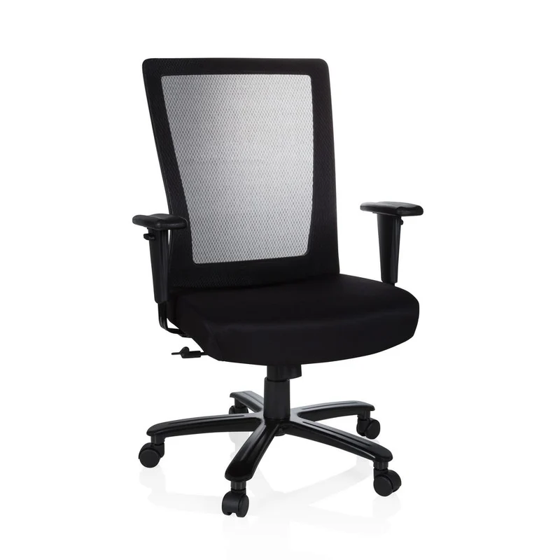 B-Ware hjh OFFICE XXL EXTENDER Bürostuhl XXL Drehstuhl Büro-Stuhl Schwarz SIEHE TEXT