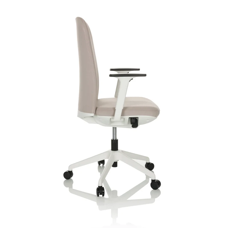 B-Ware hjh OFFICE NESTORA Bürostuhl Drehstuhl Stuhl Beige Armlehnen SIEHE TEXT/FOTO