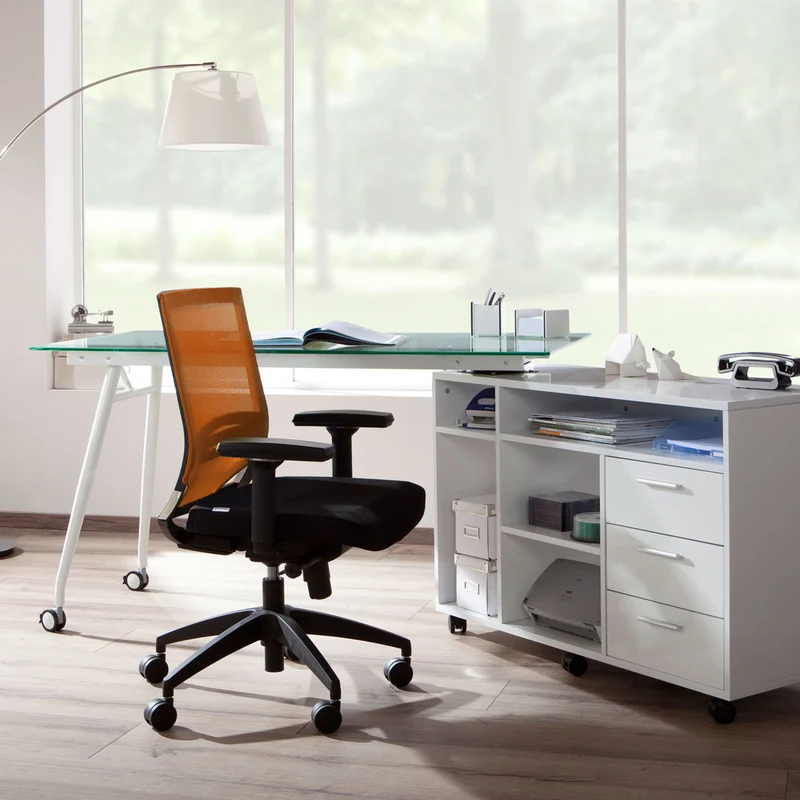 B-Ware Bürostuhl Chefsessel Drehstuhl hjh OFFICE PORTO BASE Netz Stoff SIEHE TEXT/FOTO