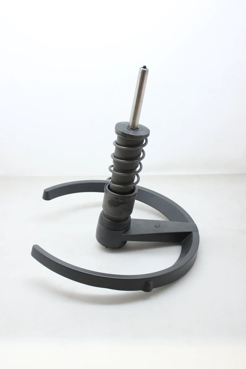 D-Ware Aeris Swopper Hocker Aktiv-Sitz Höhe Standard Hartbodenrollen Kunstleder Schwarz
