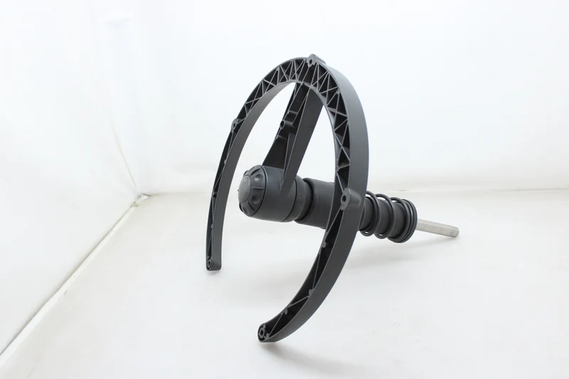 D-Ware Aeris Swopper Hocker Aktiv-Sitz Höhe Standard Hartbodenrollen Kunstleder Schwarz