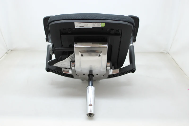 D-Ware Bürostuhl Drehstuhl Stuhl NOVA PRO ALU hjh OFFICE Stoff Schwarz Synchronmechanik