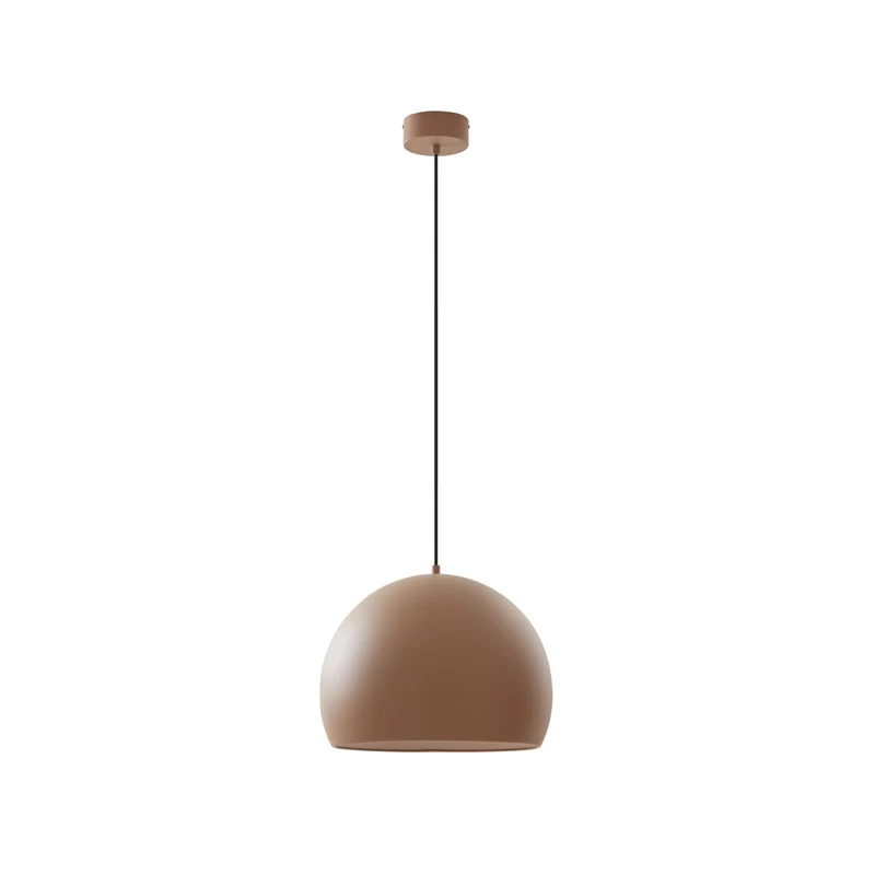 B-Ware Lucande LED-Hängeleuchte Lythara braun 50 cm Aluminium Hängelampe Lampe Leuchte