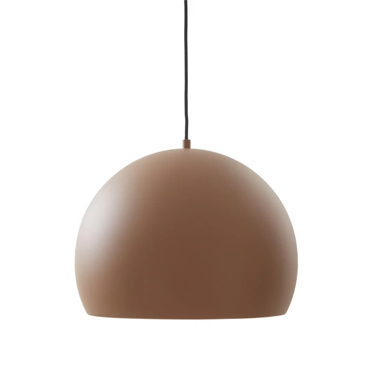 B-Ware Lucande LED-Hängeleuchte Lythara braun 50 cm Aluminium Hängelampe Lampe Leuchte