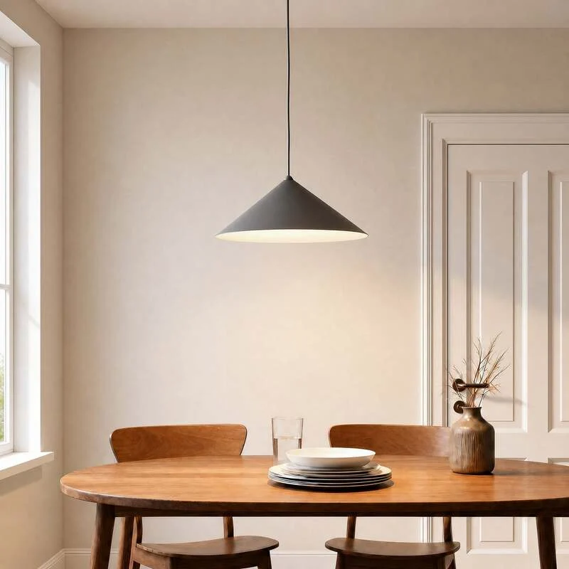 B-Ware Lume Hängeleuchte Pendelleuchte Braun Metall Kunststoff GX53 40 cm410