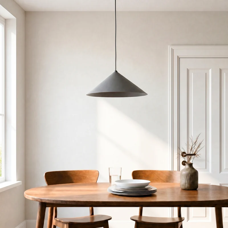 B-Ware Lume Hängeleuchte Pendelleuchte Braun Metall Kunststoff GX53 40 cm410