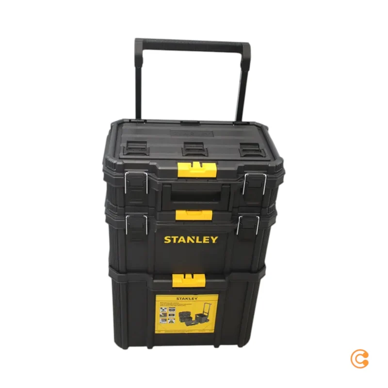 B-Ware Stanley Quiklink Rolling Workshop Koffer Aufbewahrungssystem SIEHE TEXT/FOTO