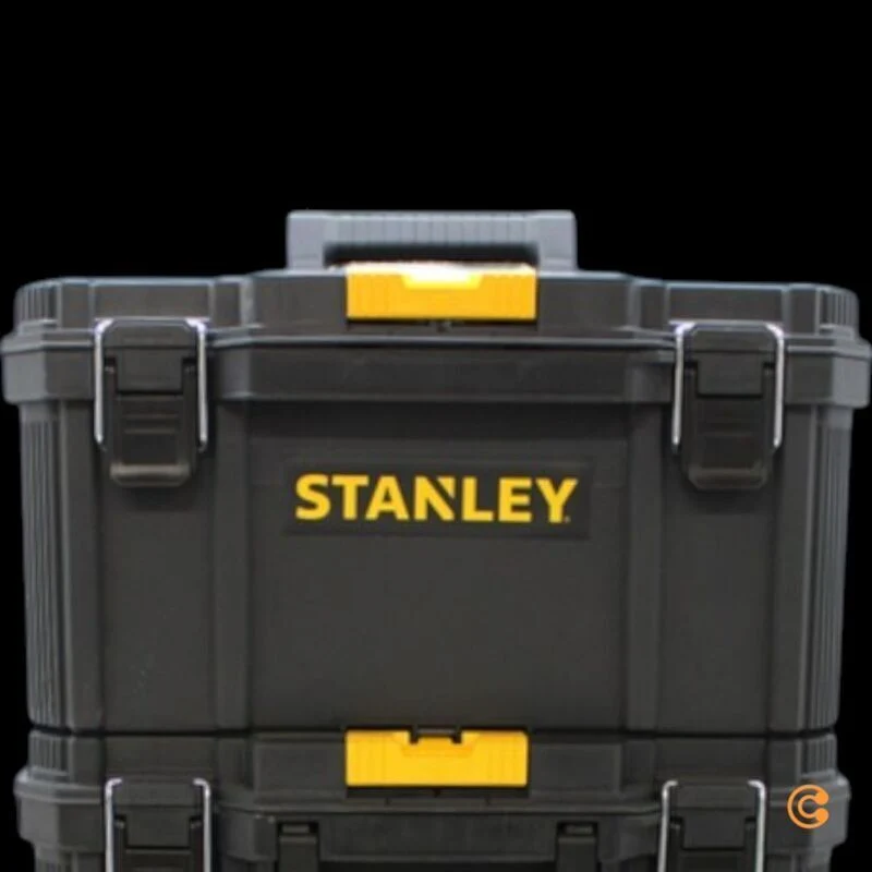 B-Ware Stanley Quiklink Rolling Workshop Werkzeugkoffer Aufbewahrungssystem 3teilig 771