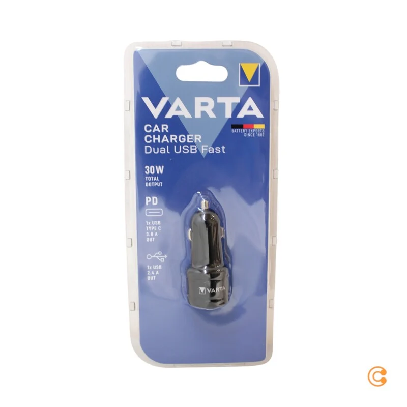 4x B-Ware Varta Auto Kfz-Zigarettenanzünder USB Ladegerät Schwarz 12 V 4 STÜCK