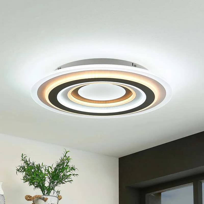 B-Ware Lindby Deckenleuchte Lampe LED dimmbar weiß anthrazit opal SIEHE TEXT