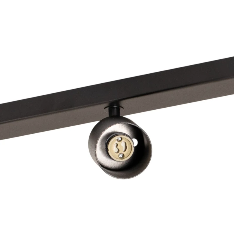 B-Ware SIGMA Deckenstrahler Zoom Deckenleuchte Deckenlampe 4-flg. Leuchte Lampe schwarz