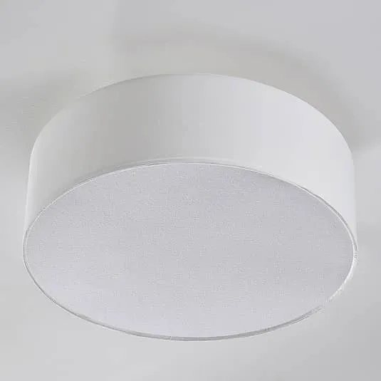 B-Ware Lindby Deckenlampe Sebatin Wohnzimmerleuchte Deckenlampe Stoffleuchte E27 LED