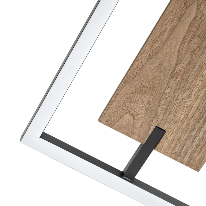 B-Ware Lucande Deckenleuchte Deckenlampe LED Vectra Holz Schwarz dimmbar Beleuchtung