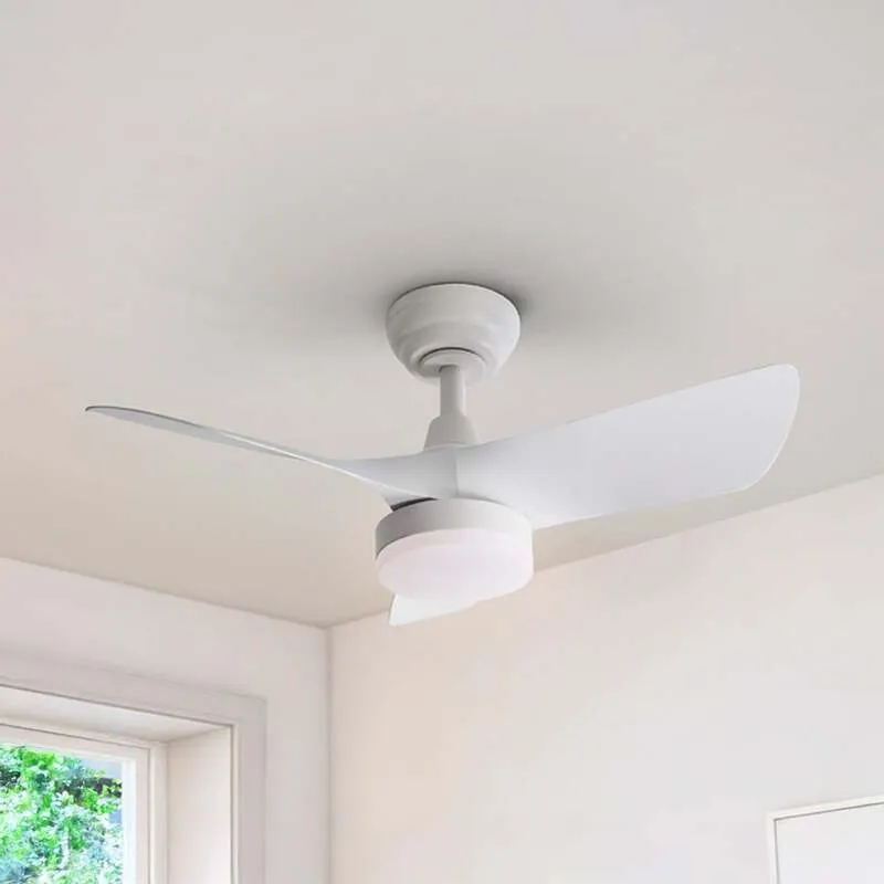 B-Ware Schuller Valencia Deckenventilator Ventilator LED Tropic Weiß Fernbedienung CCT