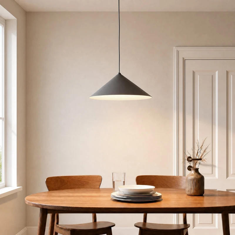 B-Ware Lume Hängeleuchte Pendelleuchte Braun Metall Kunststoff GX53 40 cm
