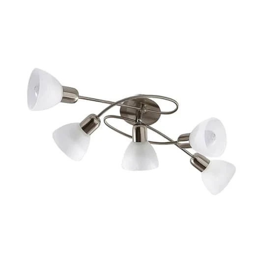 B-Ware Lindby Fünfflammige LED-Deckenlampe Paulina Wohnraumleuchte Deckenlampe E14 LED