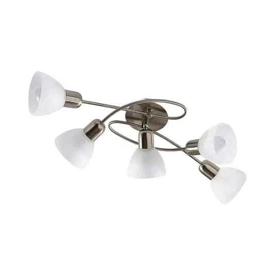 B-Ware Lindby Fünfflammige LED-Deckenlampe Paulina Wohnraumleuchte Deckenlampe E14 LED