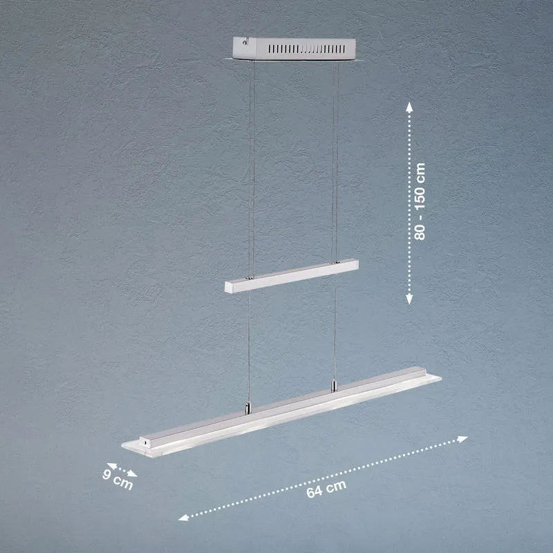 B-Ware FISCHER & HONSEL LED-Pendelleuchte Tenso Hängeleuchte Dimmer LED SIEHE TEXT/FOTO