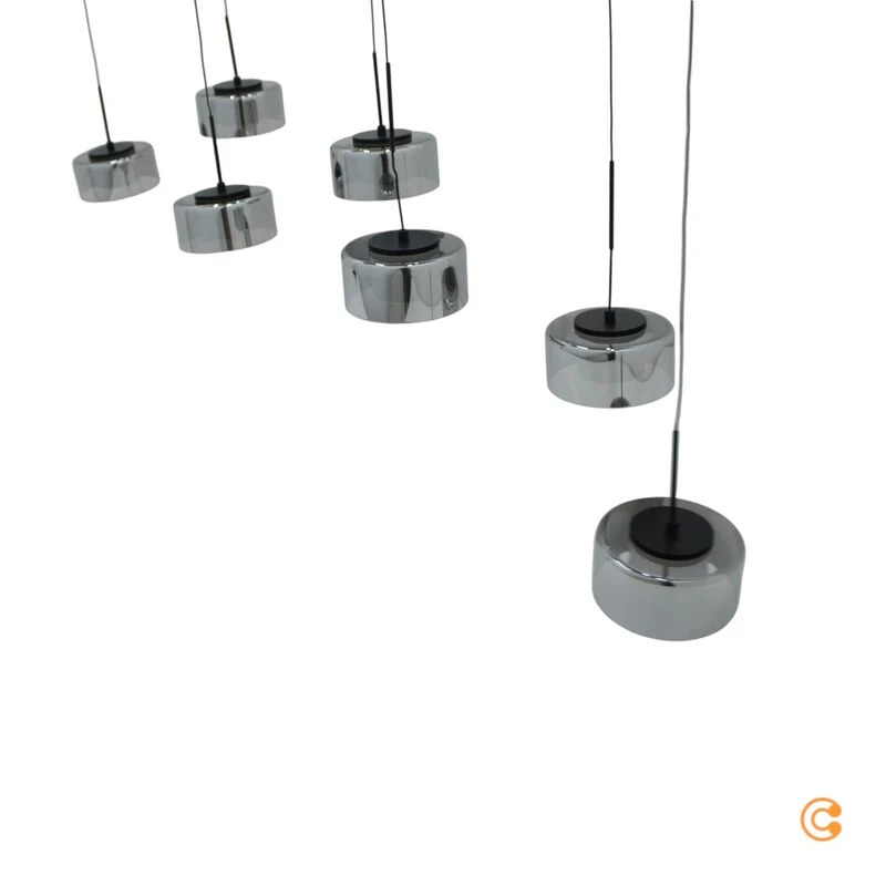 B-Ware Paul Neuhaus Hängelampe Pendelleuchte LED Glas schwarz Rika SIEHE TEXT/FOTO