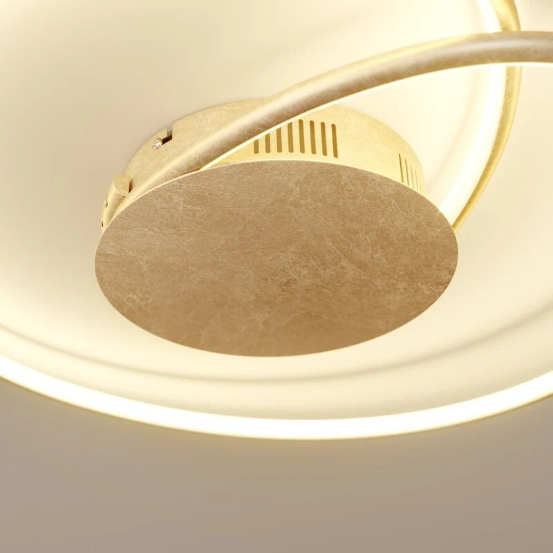 B-Ware Lindby Joline LED-Deckenlampe Deckenlampe Lampe Leuchte gold 16W SIEHE TEXT/FOTO