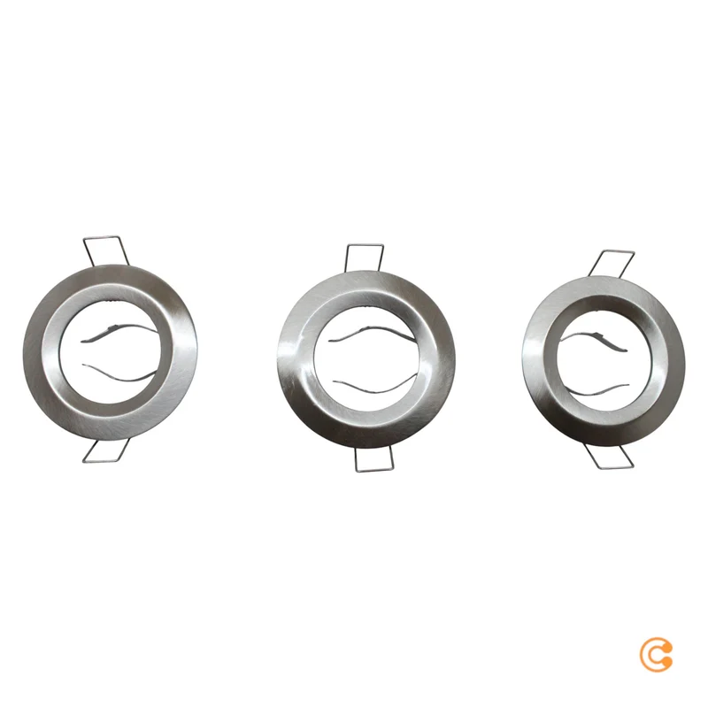 B-Ware Paulmann Einbauspot Deckenspot LED Nova Coin dimmbar stahl Aluminium 3er-Set217