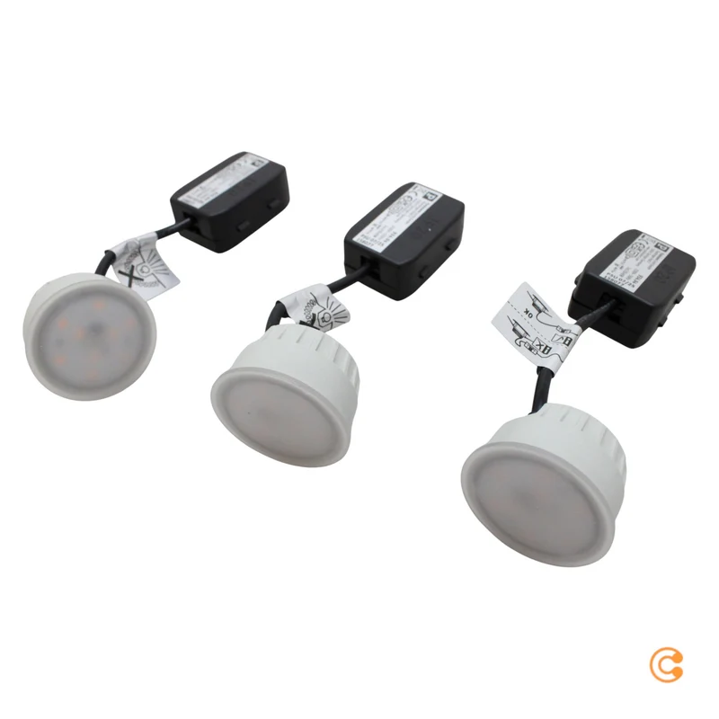 B-Ware Paulmann Einbauspot Deckenspot LED Nova Coin dimmbar stahl Aluminium 3er-Set217