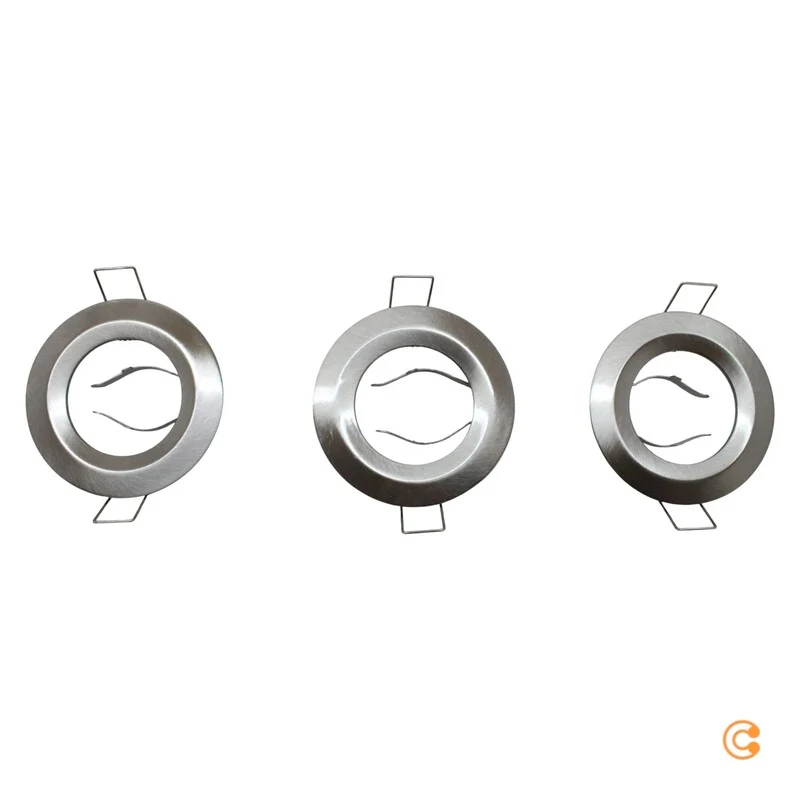 B-Ware Paulmann Einbauspot Deckenspot LED Nova Coin dimmbar stahl Aluminium 3er-Set217
