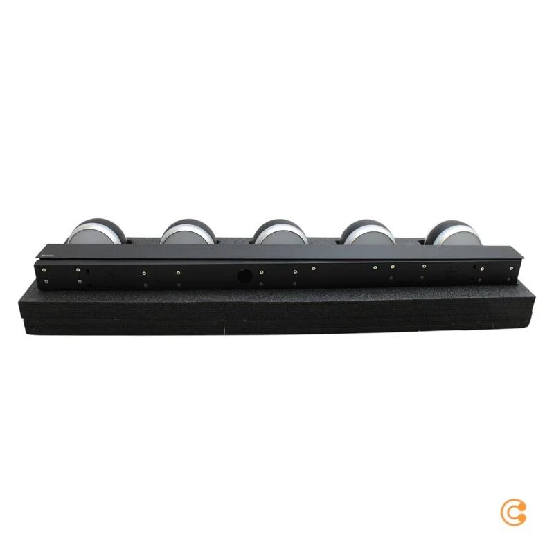B-Ware Paul Neuhaus PURE LED Hängelampe Falling Rings schwarz Fernbedienung 101 cm 5flg